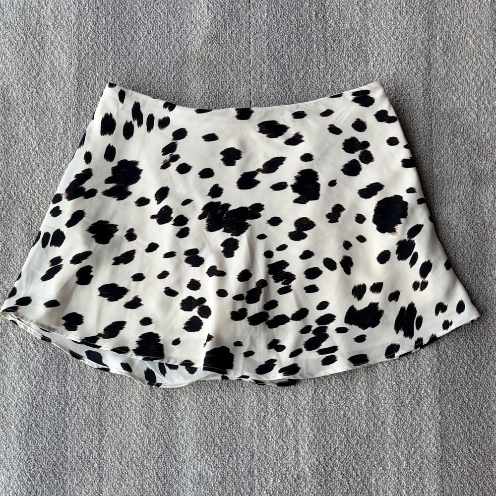 Abercrombie & Fitch Cow Print Mini Skirt